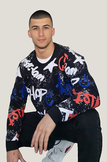 Sudadero Hip Hop London Black